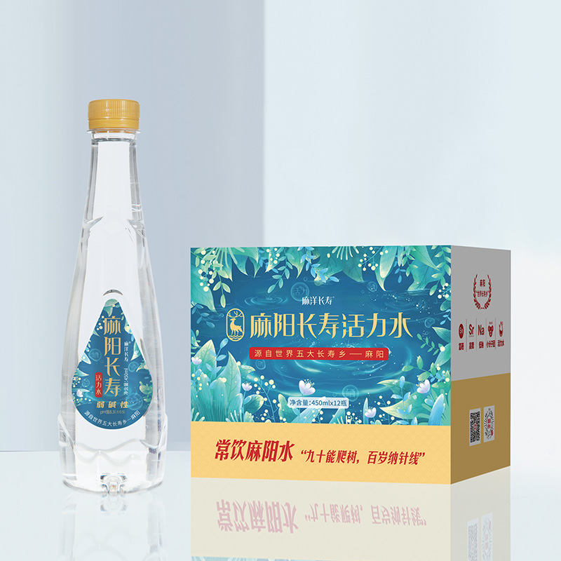 麻洋长寿活力水450ml*12瓶饮用水